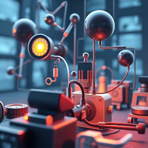 Animazione grafica con elementi 3D che illustrano un concetto complesso