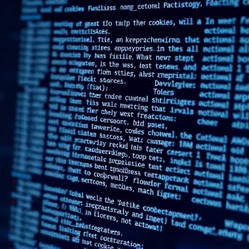 Illustrazione di piccoli file di testo che rappresentano i cookie su uno schermo di computer