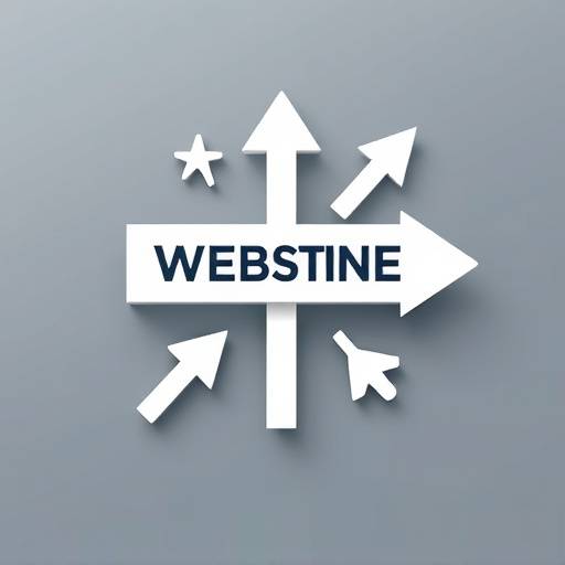 Una serie di frecce stilizzate che indicano diverse direzioni, simboleggiando la navigazione tra vari siti web.